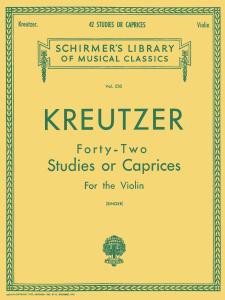 42 Studies or Caprices by Rodolphe Kreutzer