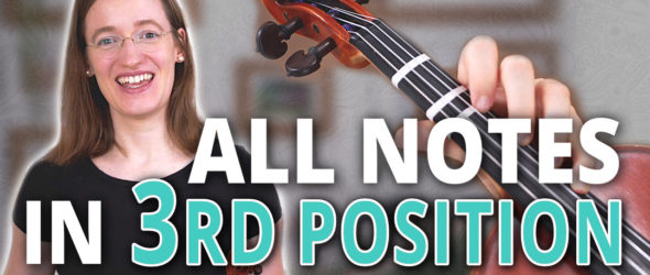 All Violin Notes in Third Position - Violin Lesson