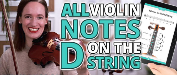 All Violin Notes on the D String for Beginners - Easy Violin Lesson