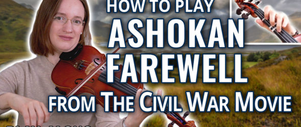 Ashokan Farewell - Play Along Violin Tutorial - Violin Lesson