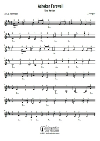 Ashokan Farewell Violin Sheet Music Tutorial