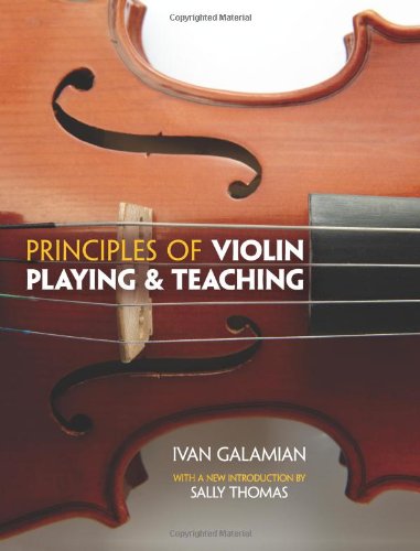 Best Violin Books - Principles of Violin Playing and Teaching by Ivan Galamian