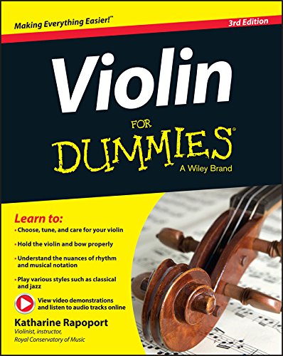 Best Violin Books - Violin For Dummies + Online Video and Audio Instruction by Katharine Rapoport