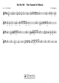 Do Re Mi from The Sound of Music - Violin Sheet Music Tutorial