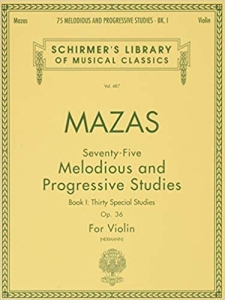 Etudes, Op. 36 by Jacques Féréol Mazas - book 1