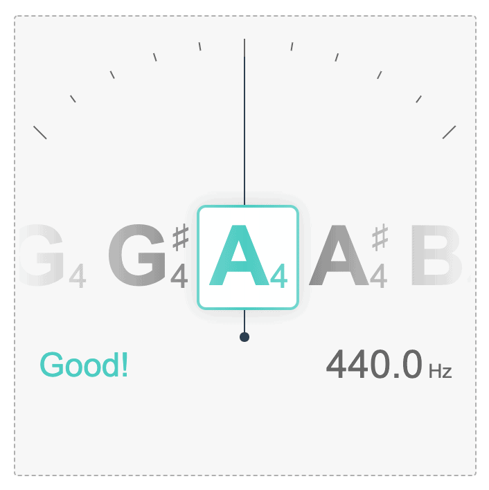 Free Chromatic Online Violin Tuner