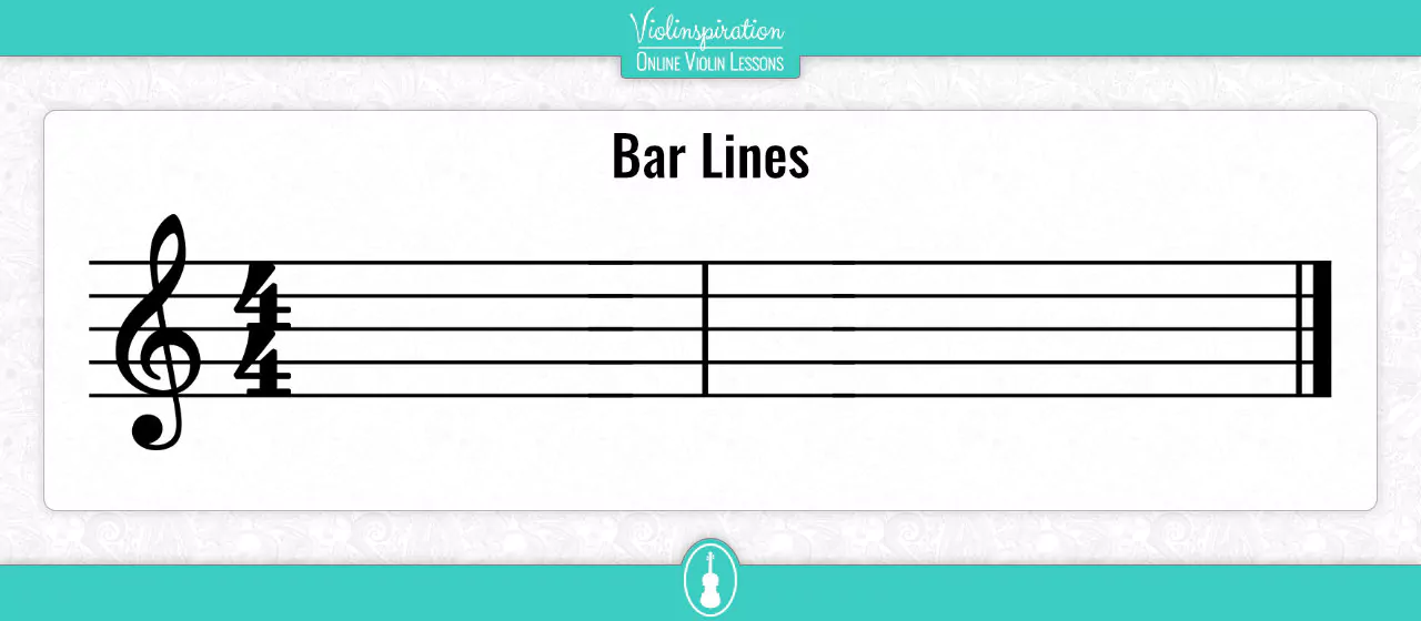 How to Read Violin Notes - Bar Lines