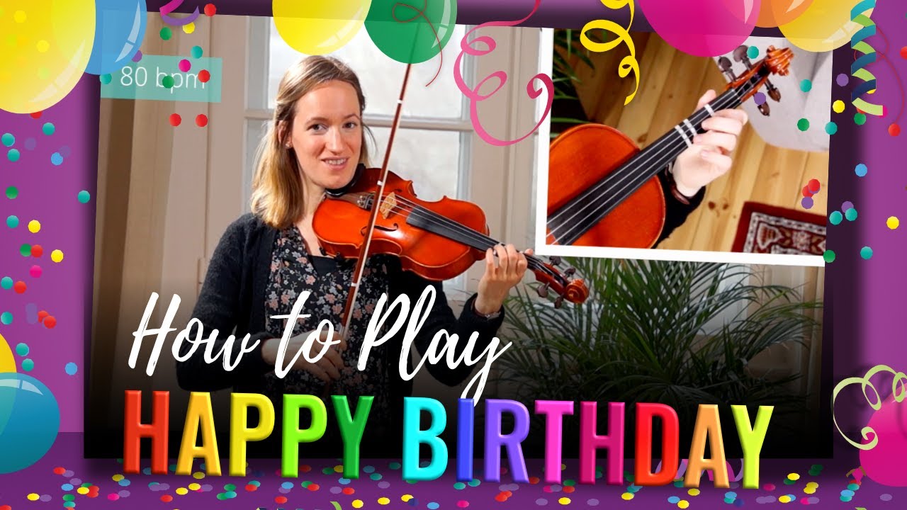 How To Play Happy Birthday On Violin How to play Happy Birthday | Violin Sheet Music - Violinspiration
