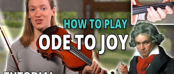 How to play Ode to Joy - Violin Tutorial - Violin Lesson