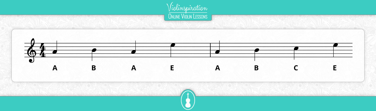 Violin Key Signatures - No Key Signature