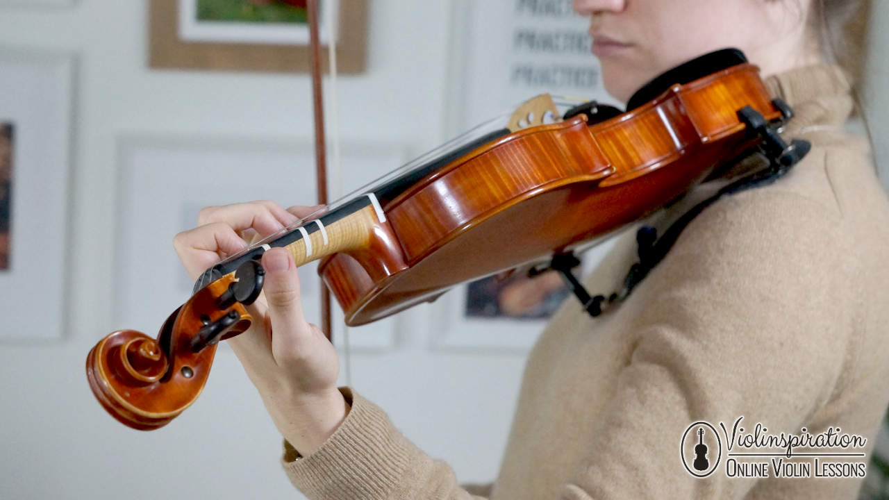 Violin Left Hand Position - The Wrist Shape