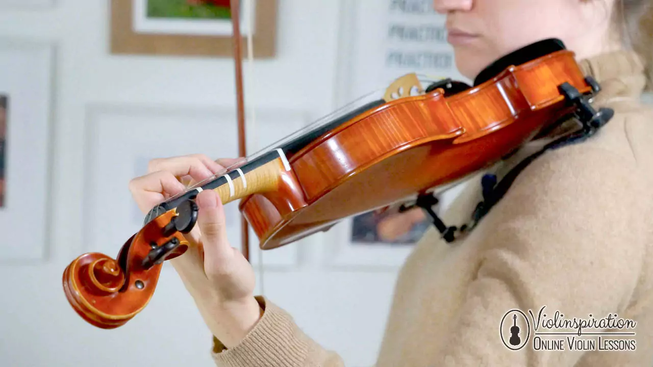 Violin Left Hand Position - Thumb