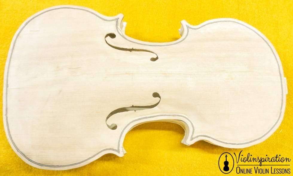 Violin made of - body of the violin