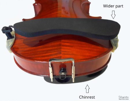 How to place a shoulder rest on a violin - shoulder rest placing