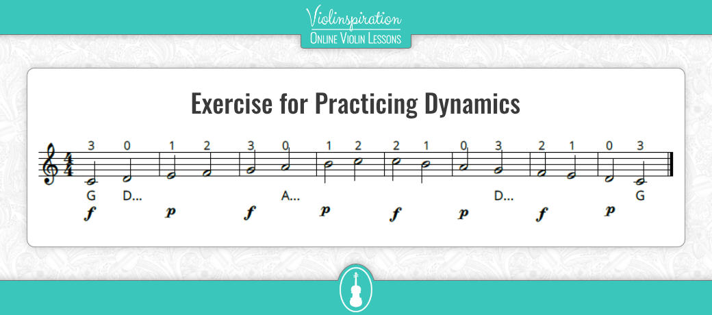 dynamics in music - Exercise for Practicing Dynamics