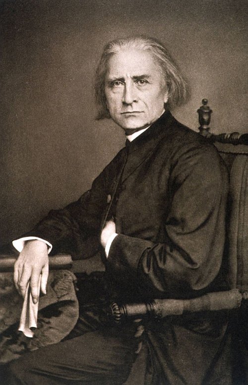 romantic period composers - Ferenc Liszt by Franz Hanfstaengl