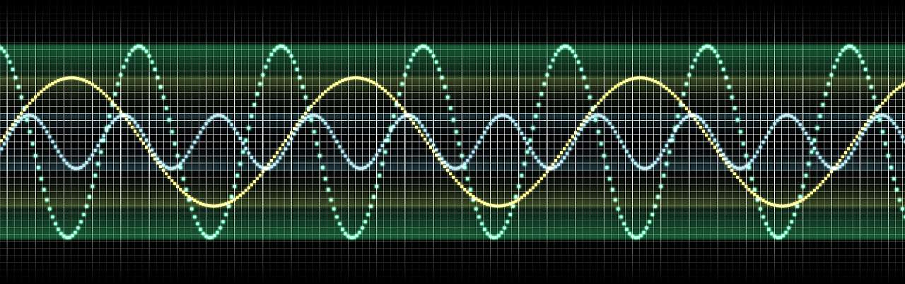 violin range - sound waves