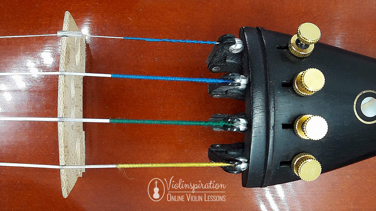 violin strings made of - silking colors